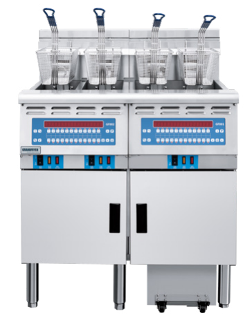 NTP14EF  Full vat electric fryer with filtration system