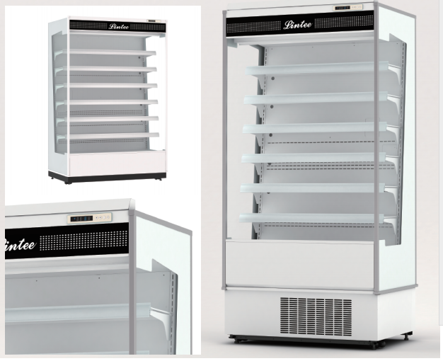 RVC2-4B1-034  Open half height display cabinet