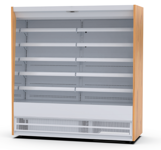 IVC2-4D1-034   Open half height display cabinet