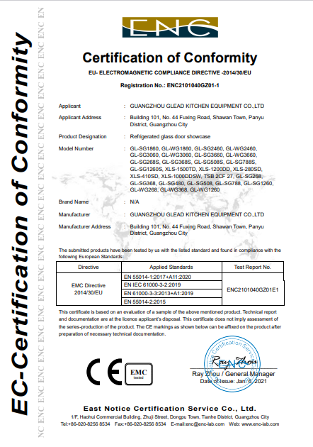 EU- ELECTROMAGNETIC COMPLIANCE DIRECTIVE -2014/30/EU
